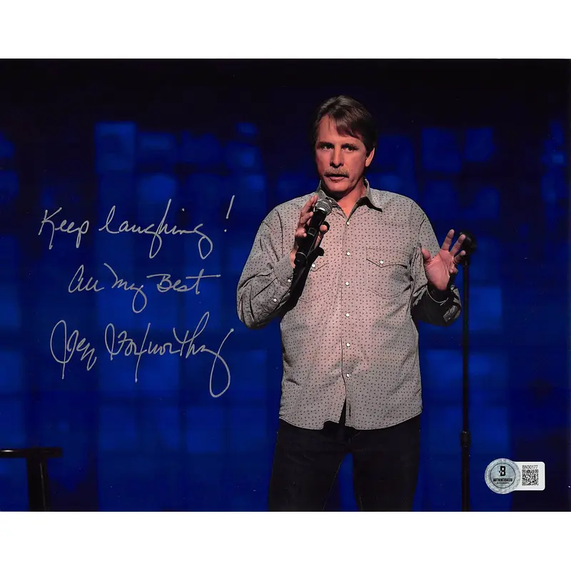 Jeff Foxworthy "Keep Laughing! All My Best" Signed 8x10 Horizontal Photo BAS 2