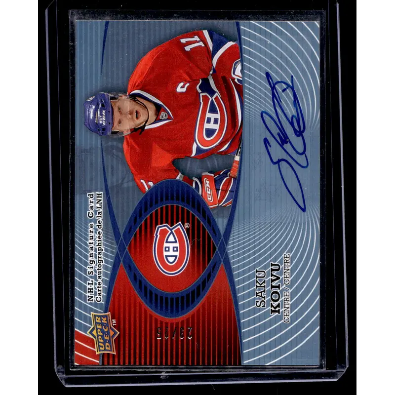 2008-09 Upper Deck McDonald's Autographs - Saku Koivu #A-SK /25