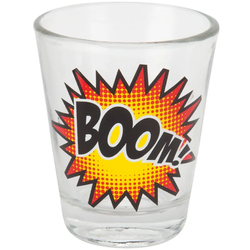Boom Cartoon Explosion Shot Glass