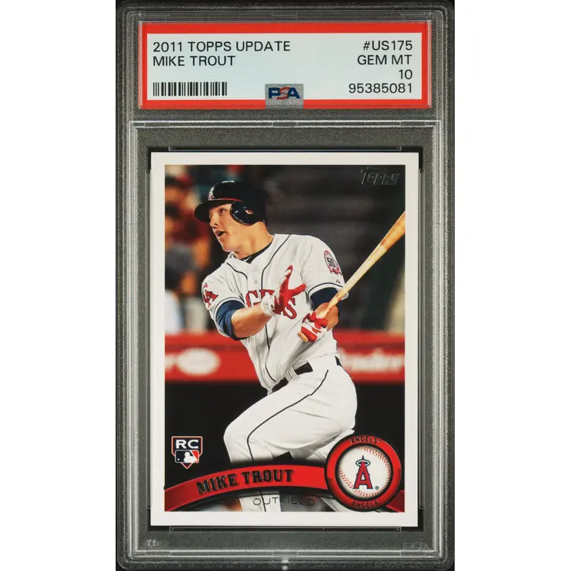 Mike Trout 2011 Topps Traded #US175 PSA 10 Gem Mint 5081