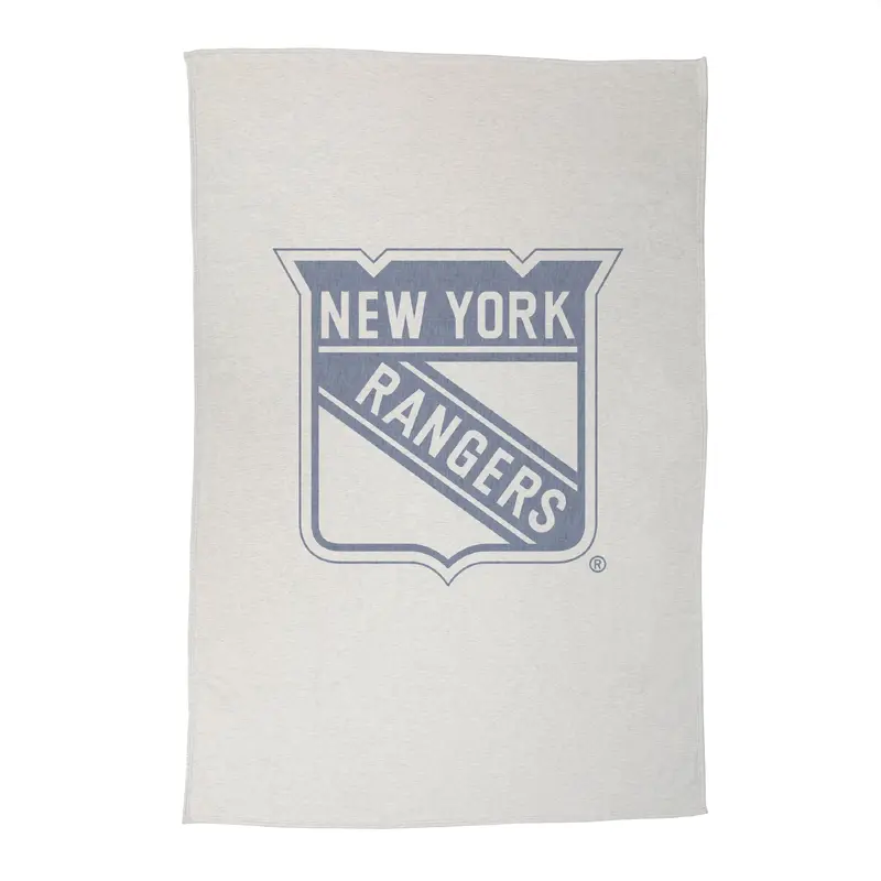 NY Rangers Oversized Logo Sublimated Sweatshirt Blanket
