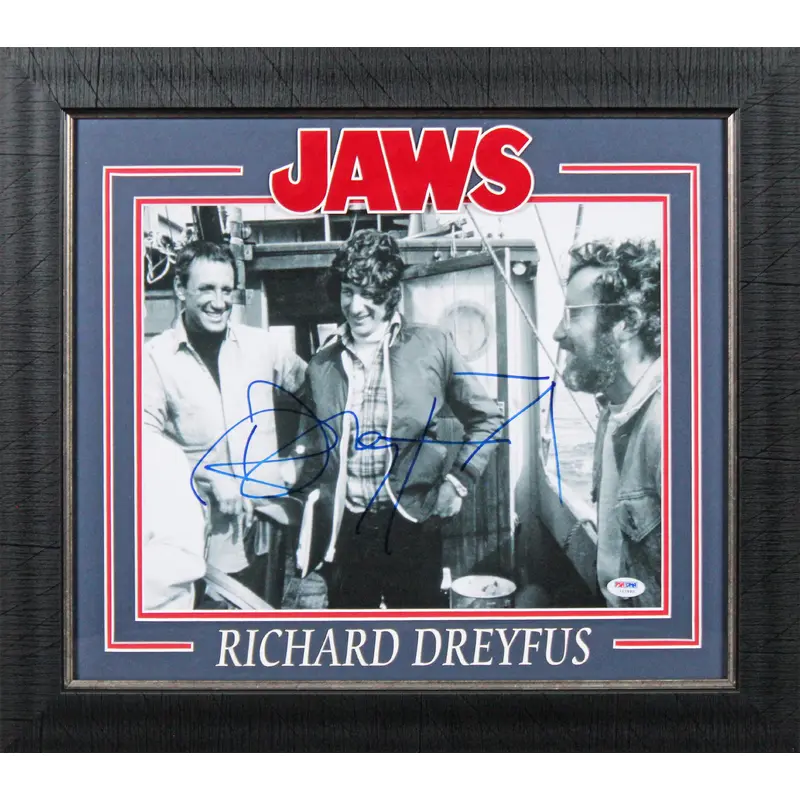 Richard Dreyfuss Jaws Authentic Signed 11x14 Framed Photo PSA/DNA #I27992