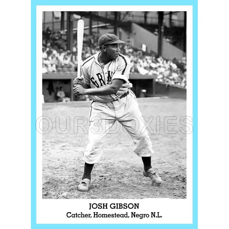 Josh Gibson 1947 Tip Top Bread Custom Card - 3824