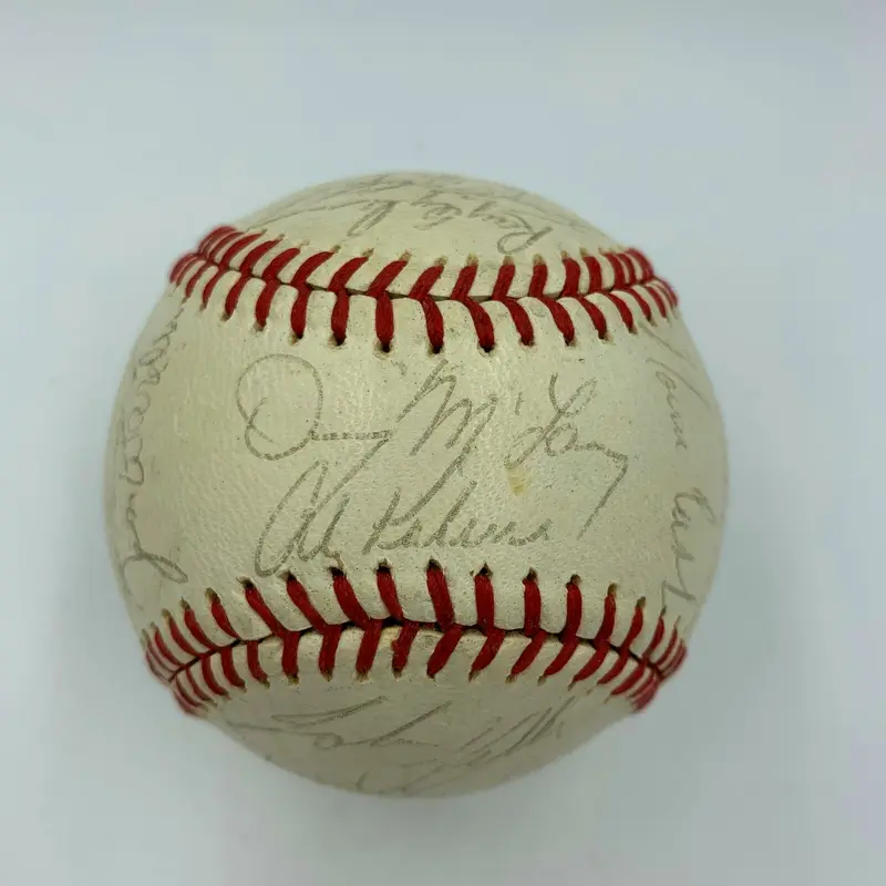 1968 Detroit Tigers World Series Champs Team Signed Baseball 29 Sigs JSA COA
