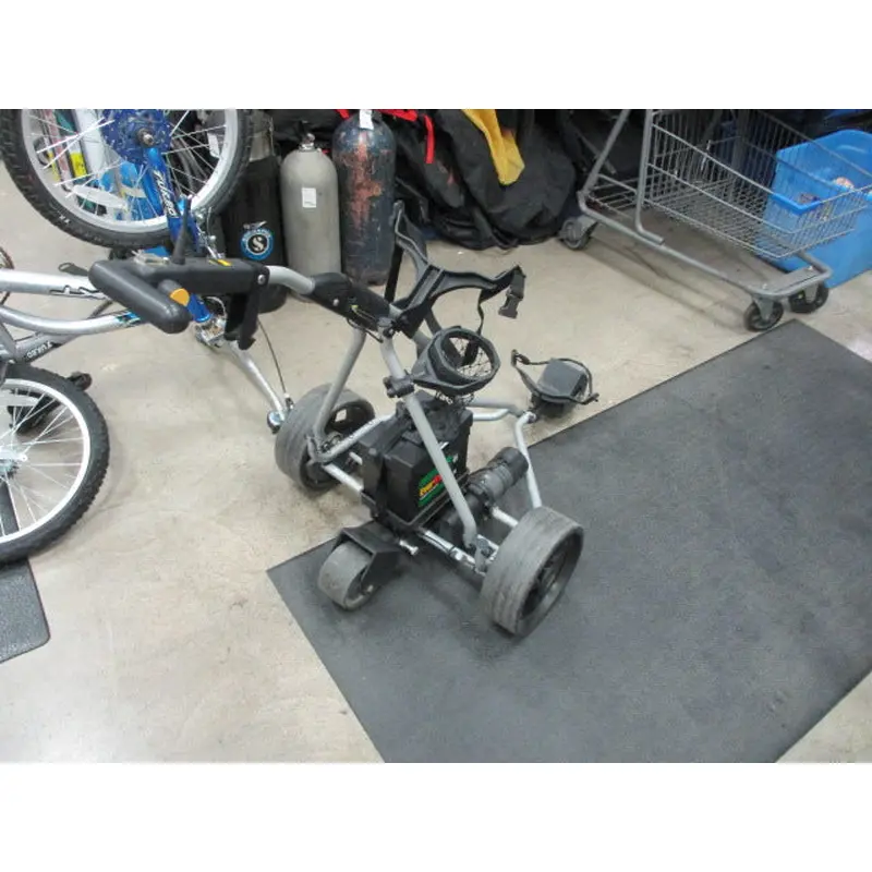 Used PowaKaddy RoboKaddy Electric Push Cart Remote Behind Counter