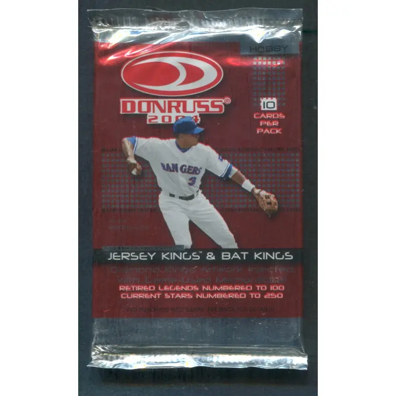 2004 Donruss Baseball Unopened Pack (Hobby) (10)