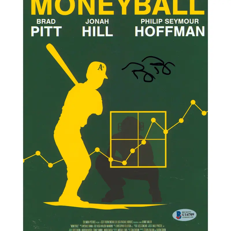 Athletics Billy Beane Moneyball Authentic Signed 8x10 Photo BAS #U14709