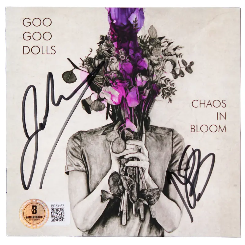 John Rzeznik & Robby Takac Goo Goo Dolls Signed CD Insert w/ Disk BAS #BP33162