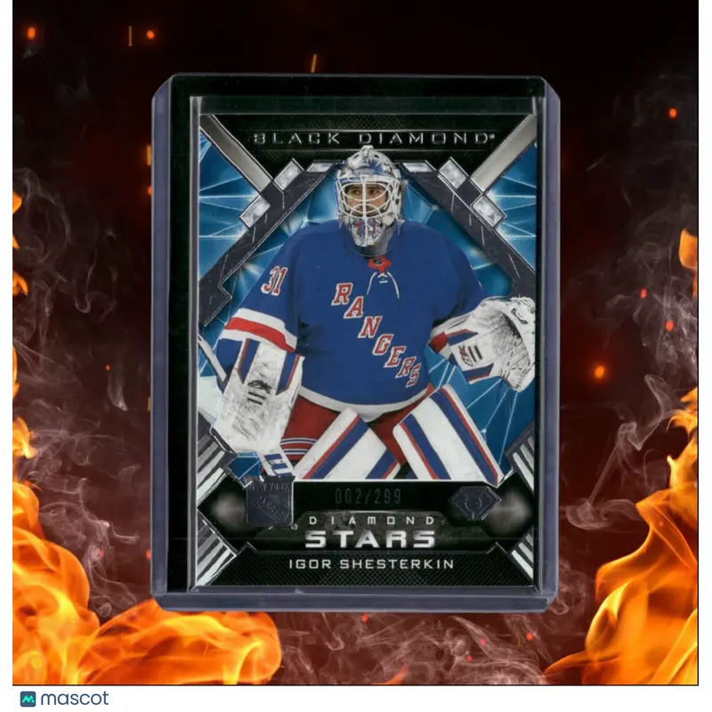 2022-23 Upper Deck Black Diamond Igor Shesterkin Diamond Stars 062/299 #BDS-IS