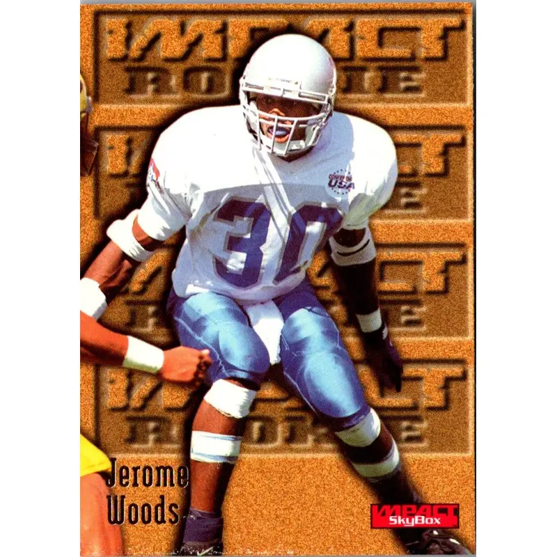 1996 SkyBox Impact Jerome Woods #188 Rookie