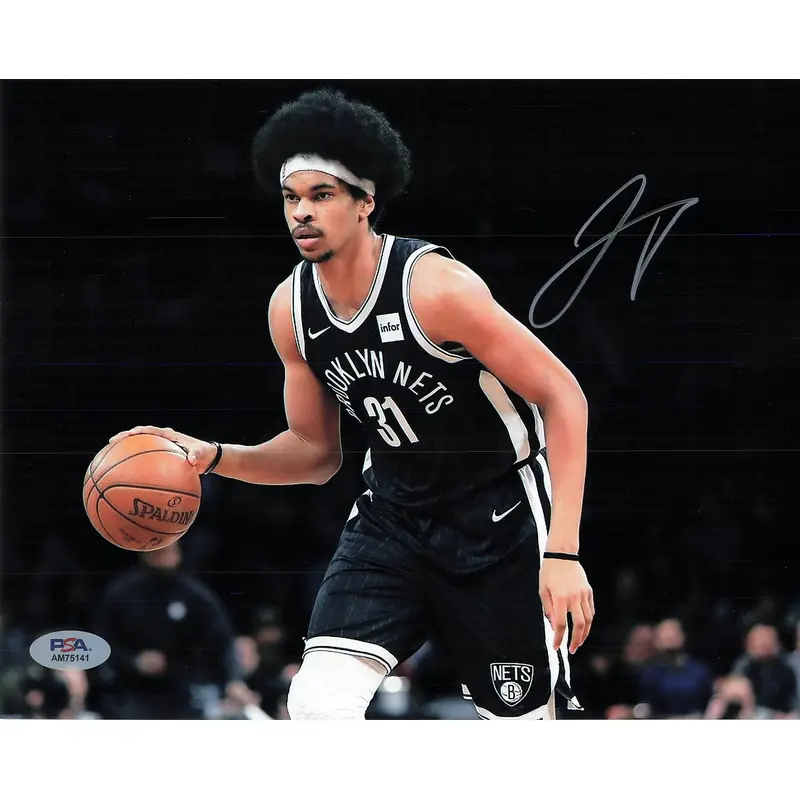 Jarrett Allen signed 8x10 photo PSA/DNA Brooklyn Nets Autographed