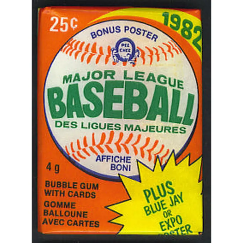 1982 OPC O-Pee-Chee Baseball Unopened Wax Pack