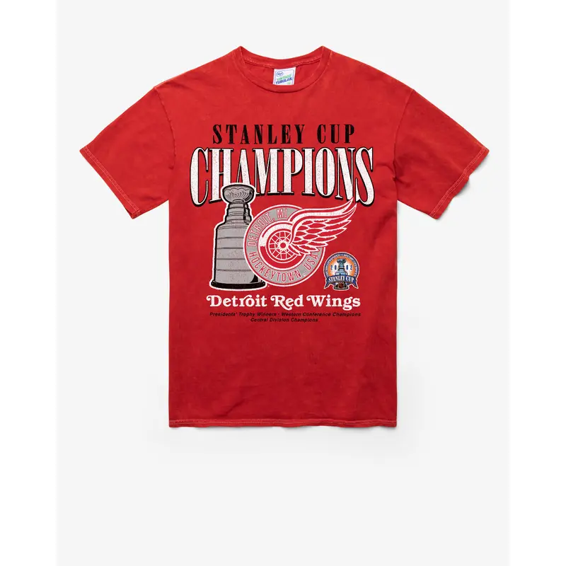 DETROIT RED WINGS VINTAGE STANLEY LOCKER VINTAGE '47 TUBULAR TEE