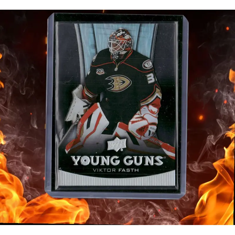 2013-14 Upper Deck Viktor Fasth Young Guns Acetate SSP Rookie #244