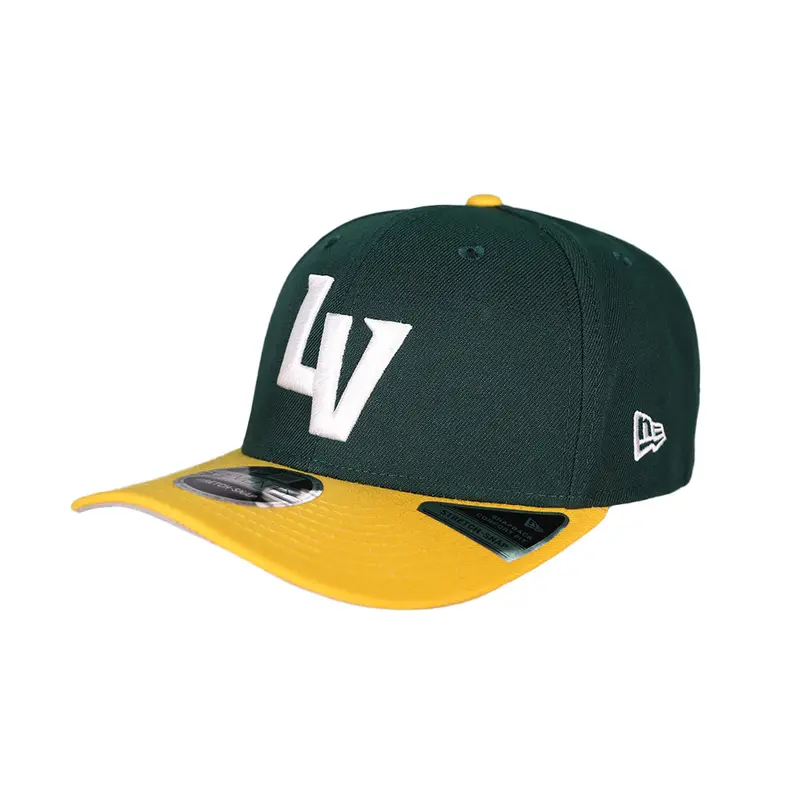 New Era LV/A's Affiliate Green/Yellow 9SEVENTY Stretch-Snapback Hat