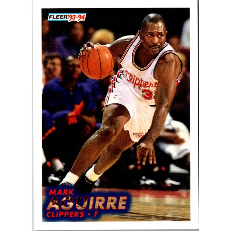 1993 Fleer Mark Aguirre #305