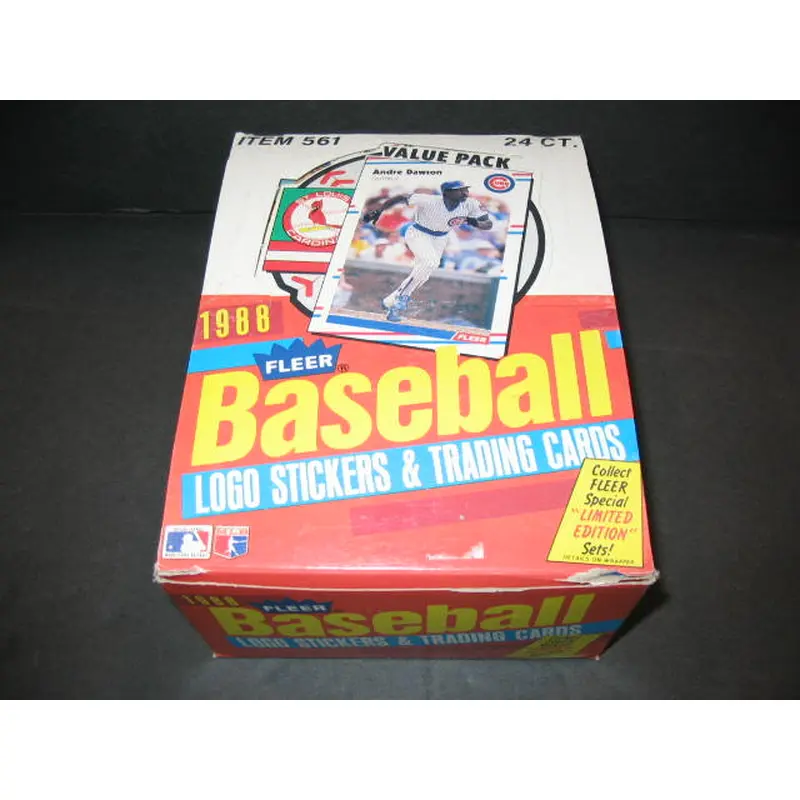 1988 Fleer Baseball Unopened Cello Box (Authenticate)