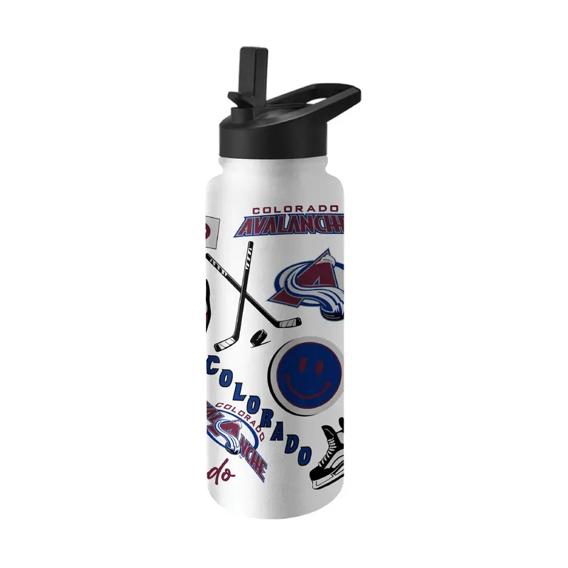Colorado Avalanche 34oz Native Quencher Bottle