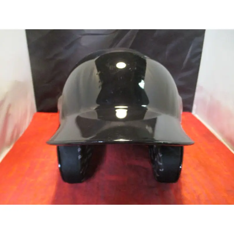 Used Rawlings S100 Pro MLB Batting Helmet Size 7 1/4 Glossy Black