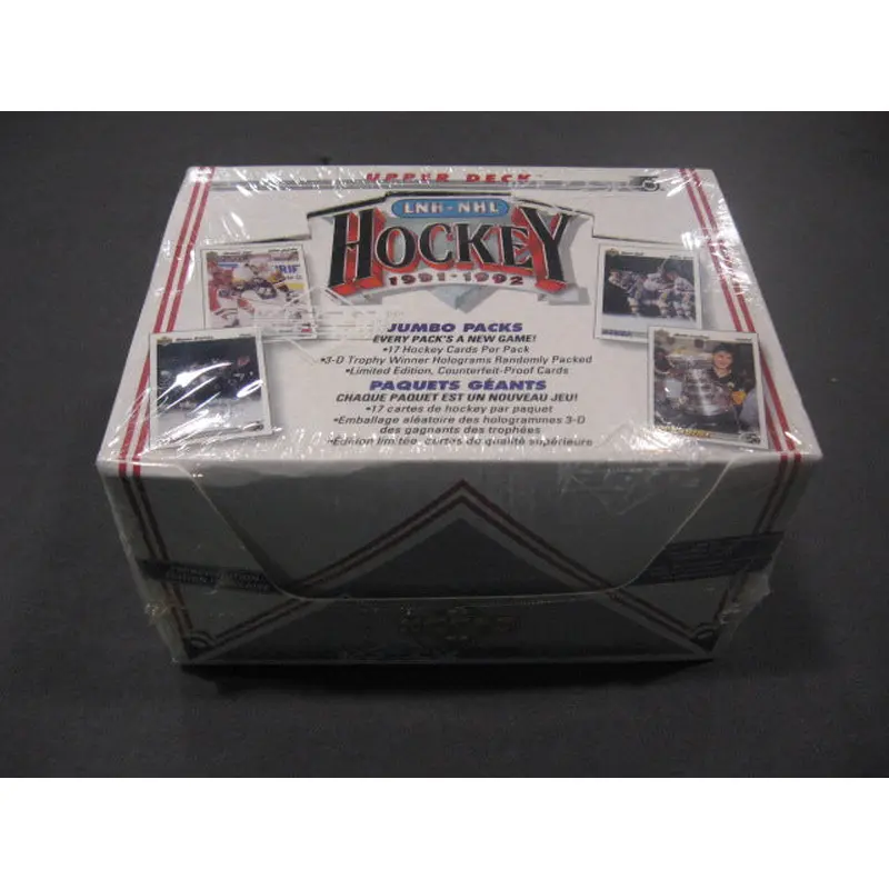 1991/92 Upper Deck Hockey Low Series Jumbo Box (French)