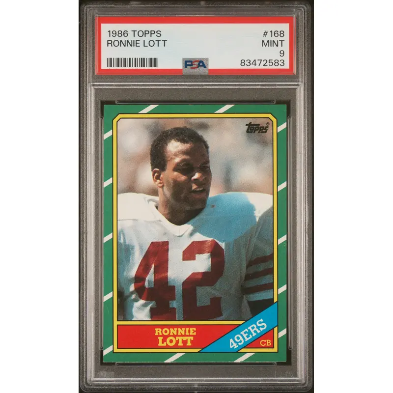 Ronnie Lott 1986 Topps #168 PSA 9 Mint