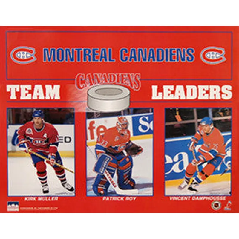Montreal Canadiens "Team Leaders" (1993) - Starline 16x20