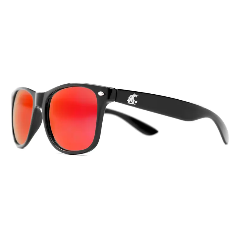 WSU Black Wayfarer Sunglasses