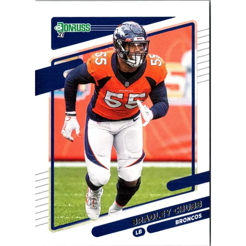 2021 Donruss Press Proof Blue Bradley Chubb #182