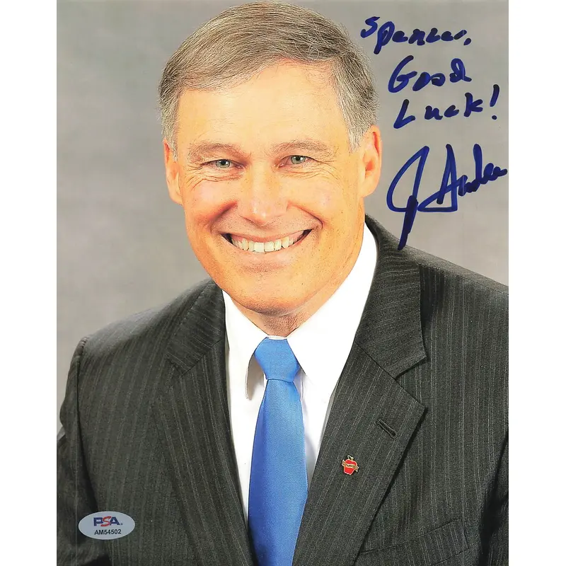 JAY INSLEE signed 8x10 photo PSA/DNA Autographed