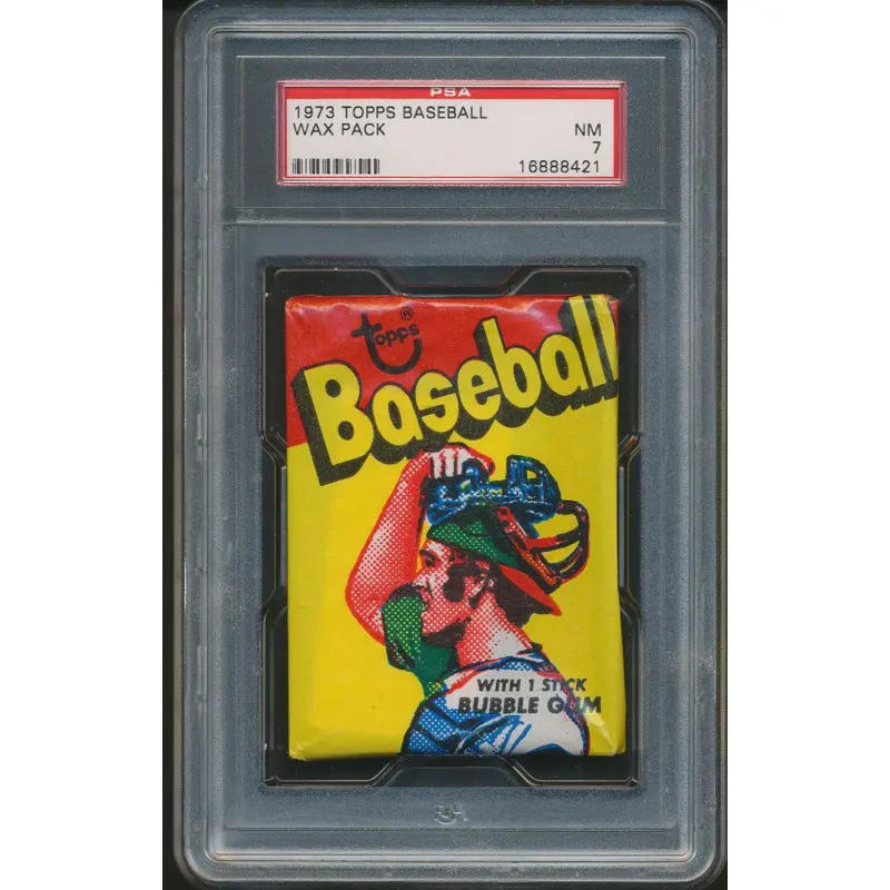 1975 Topps Baseball Unopened Cello Pack PSA 10