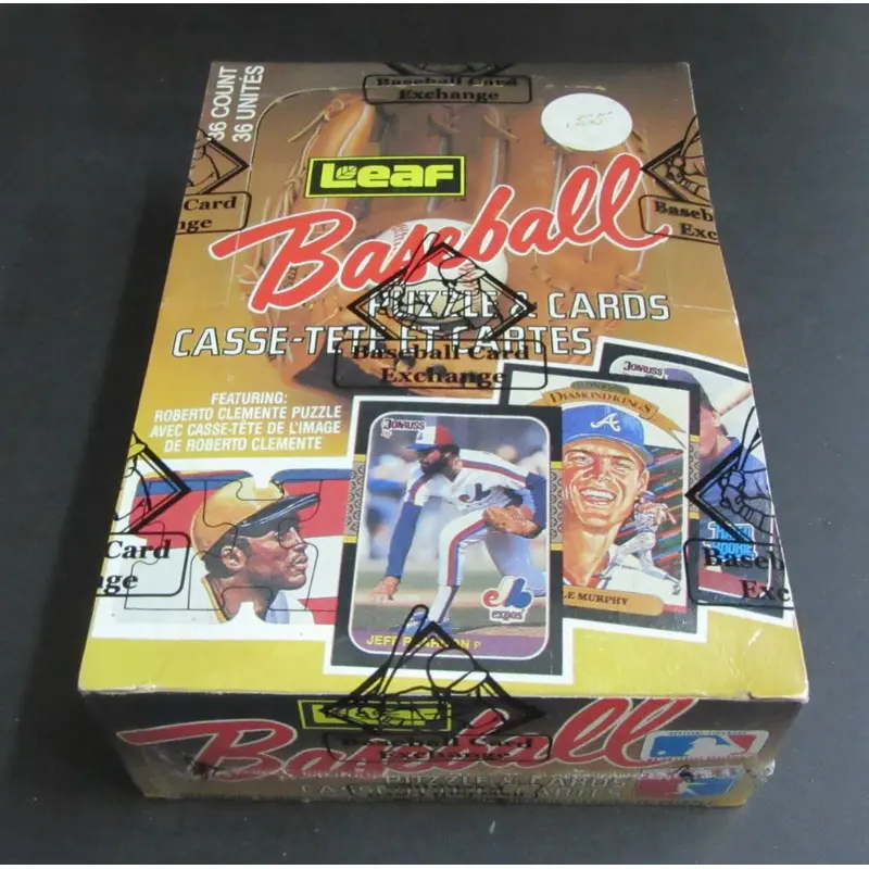 1987 Donruss Leaf Baseball Unopened Wax Box