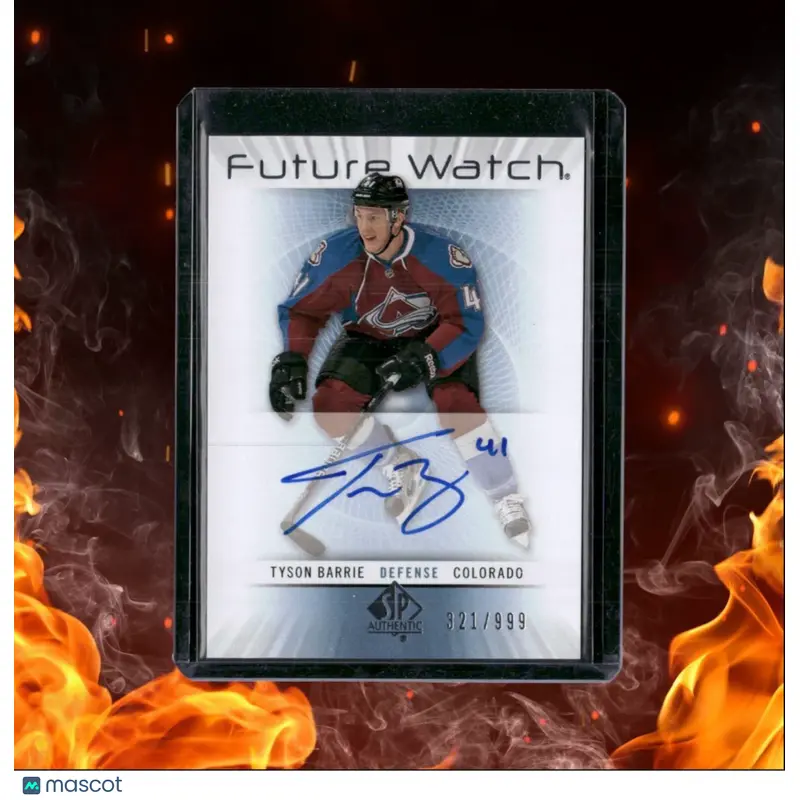2012-13 SP Authentic Tyson Barrie Future Watch Rookie Auto 321/999 #215