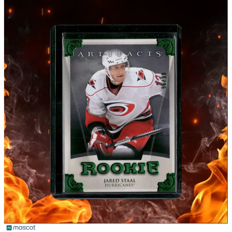 2013-14 Upper Deck Artifacts Jared Staal Emerald Rookie 96/99 #169