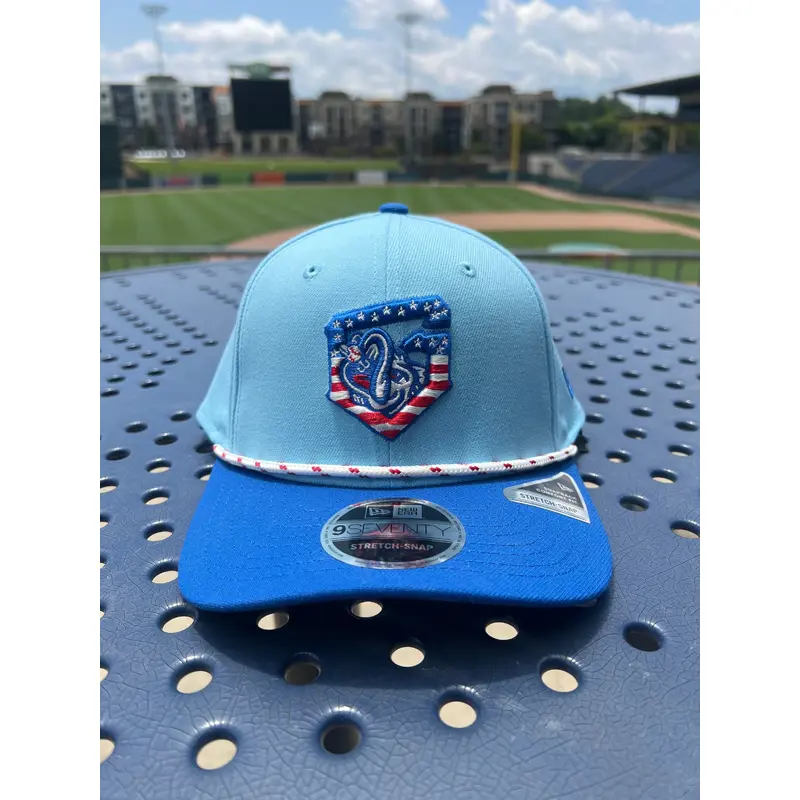 Gwinnett Stripers New Era 2025 4th of July Navy 970SS Adjustable Cap