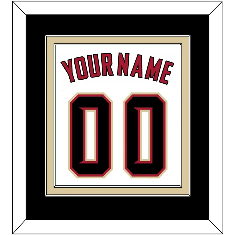 Arizona Name & Number - Home White (2020-2023) - Double Mat 3