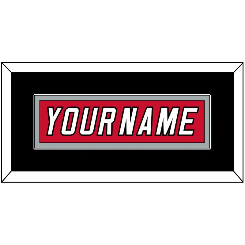 Carolina Nameplate - Home Red (2007-2013) - Single Mat 3