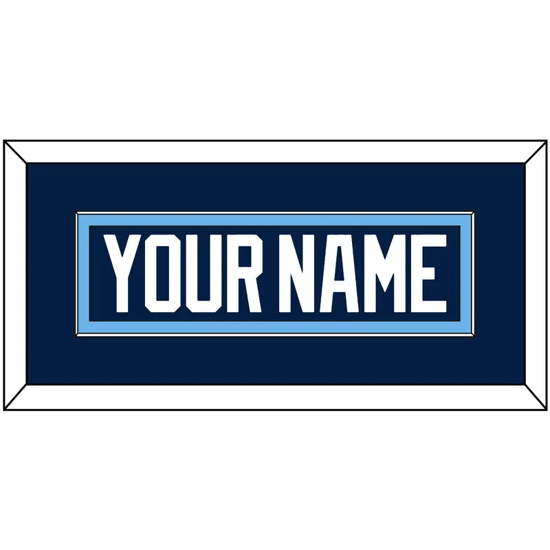 Pittsburgh Nameplate - 2011 Winter Classic Blue - Single Mat 2