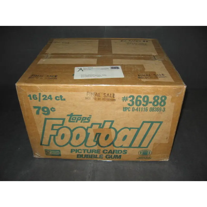 1988 Topps Football Cello Case (16 Box) (Authenticate)