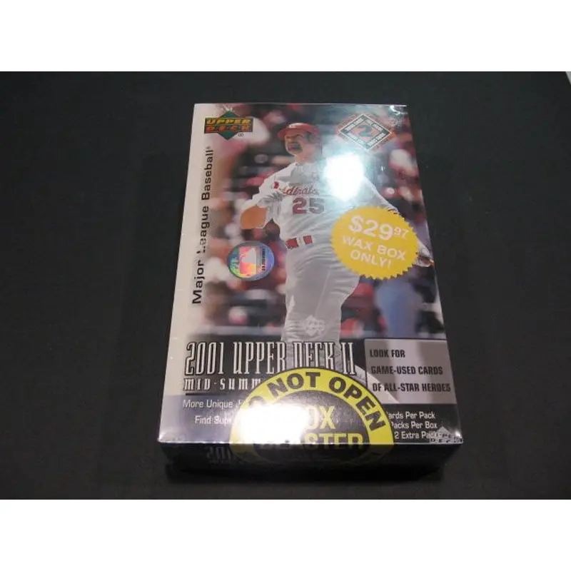 2001 Upper Deck Baseball Series 2 Blaster Box (12/8)