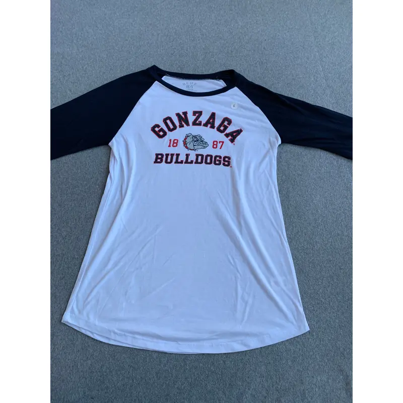 Ladies Gonzaga Bulldogs white shirt