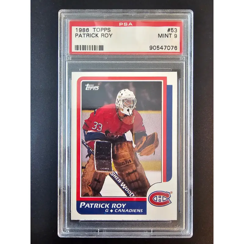 1986-87 Topps - Patrick Roy #53 PSA 9 RC