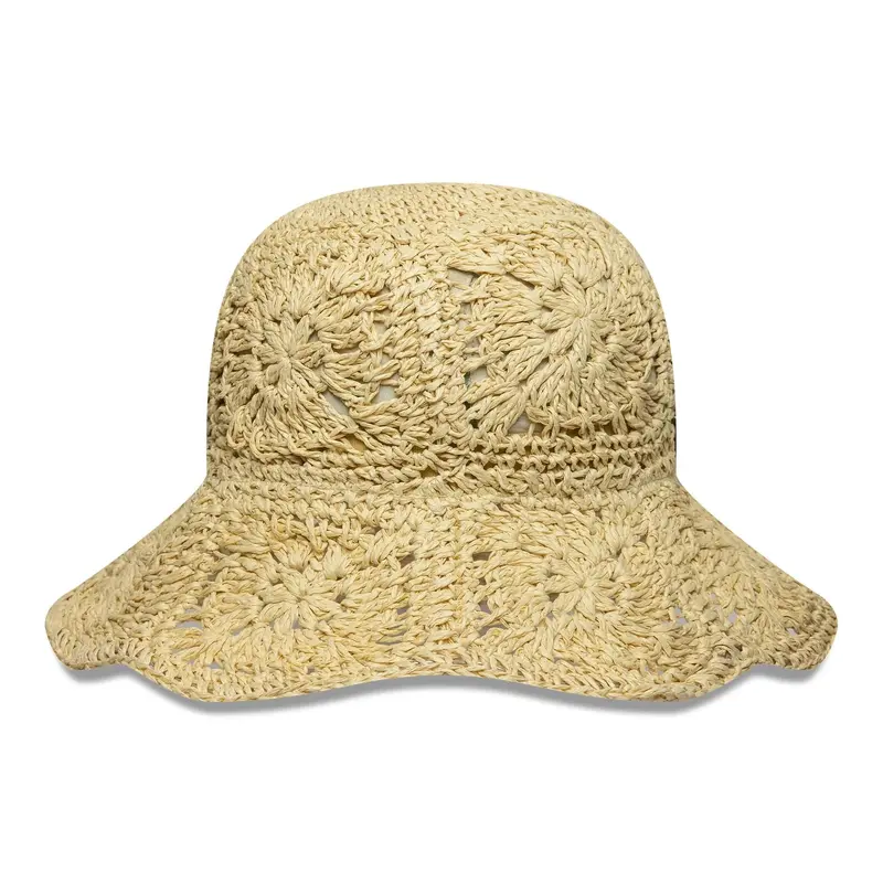 New Era Paper Hat Beige Adventure Bucket Hat