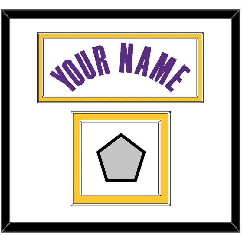Los Angeles Name & Finals Patch - White Association - Double Mat 1