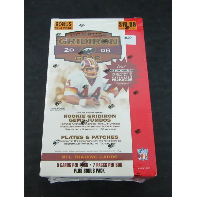 2006 Donruss Gridiron Gear Football Blaster Box (6/7)