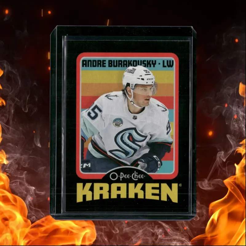 2024-25 O-Pee-Chee Andre Burakovsky Retro Black Border 023/100 #356