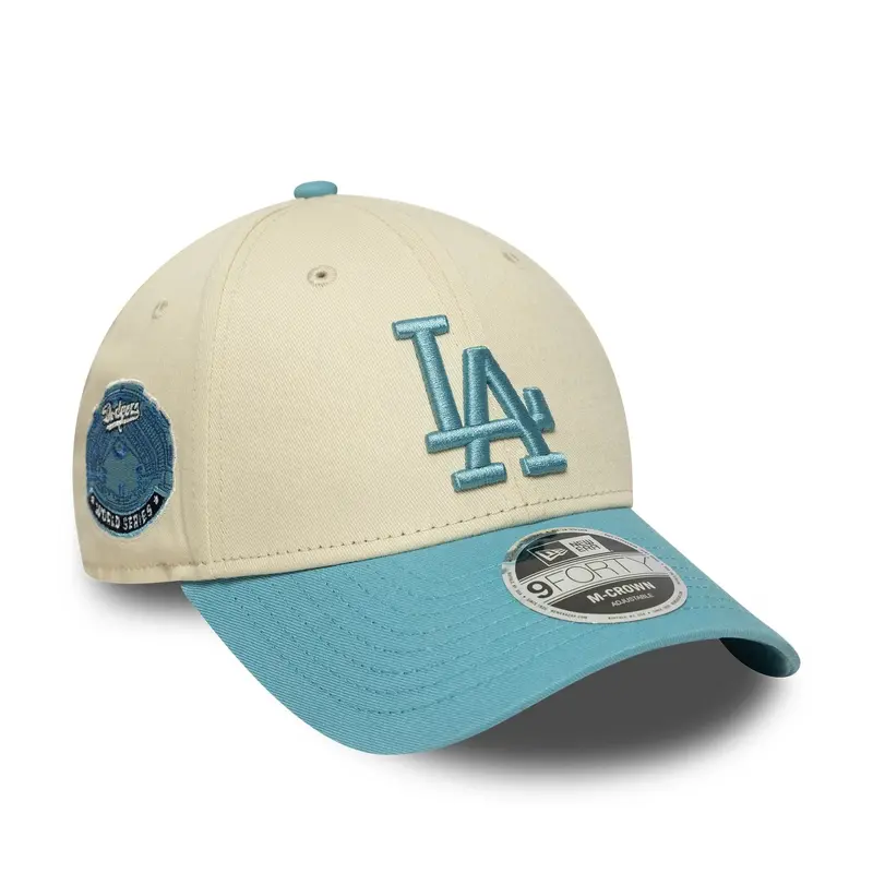 LA Dodgers MLB Colour Block Cream 9FORTY M-Crown Adjustable Cap