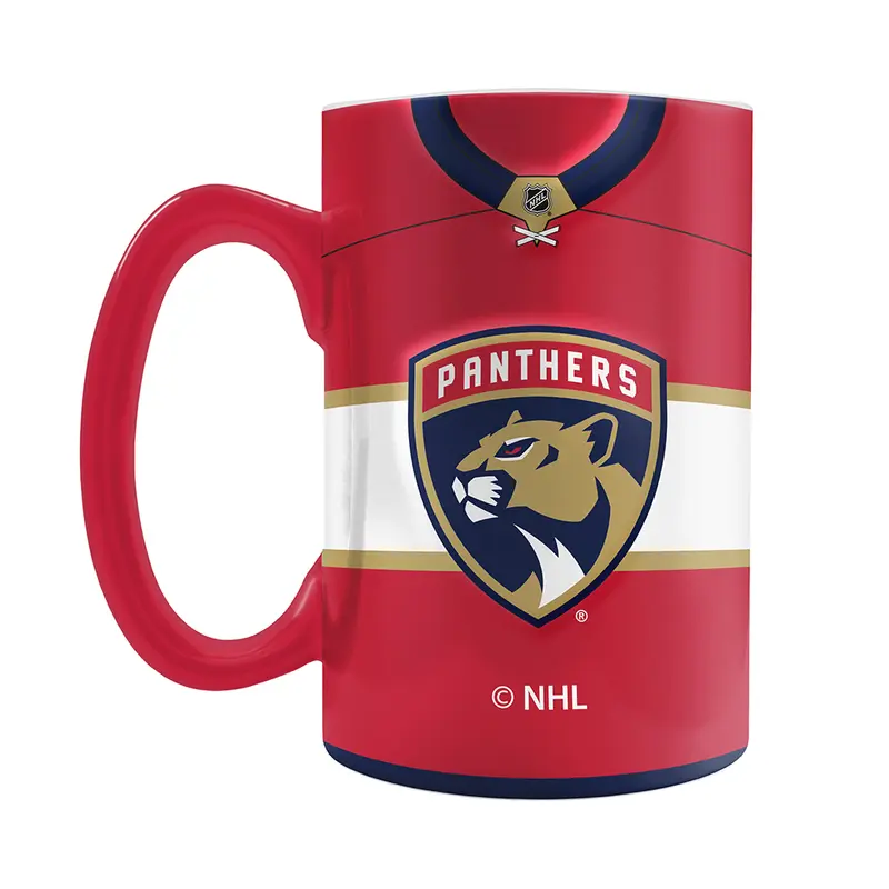 NHL Florida Panthers Jersey Style Sculpted Mug (20 oz)