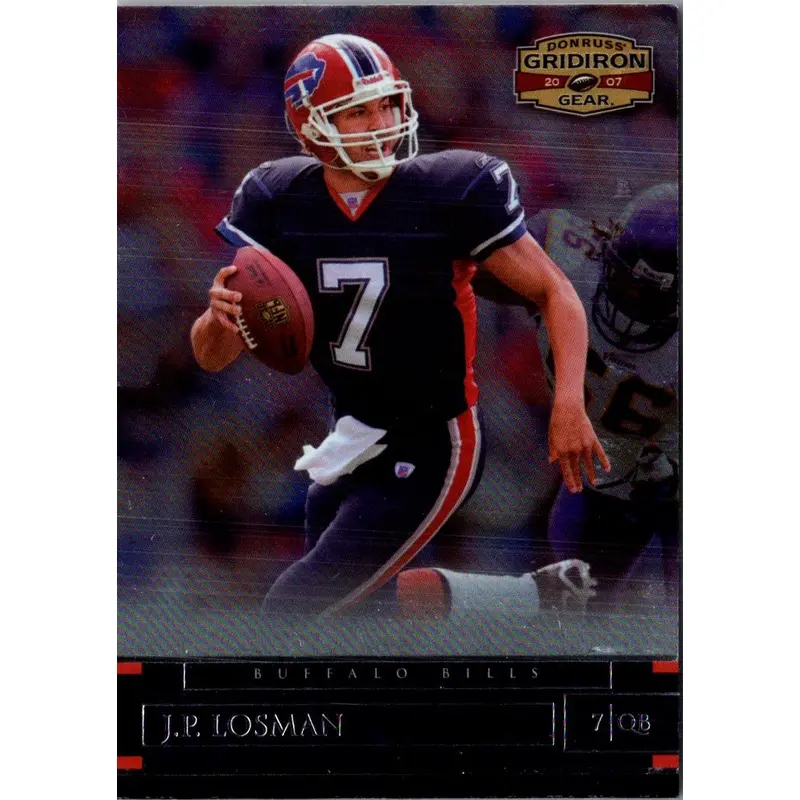 2007 Donruss Gridiron Gear J.P. Losman #51