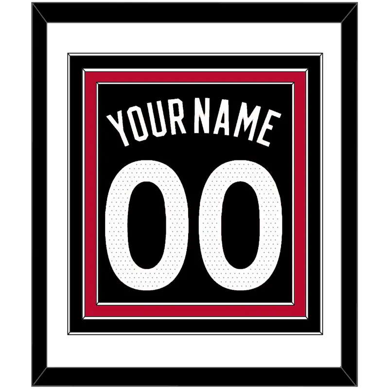 Toronto Name & Number - Black Statement (2015-2020) - Triple Mat 1