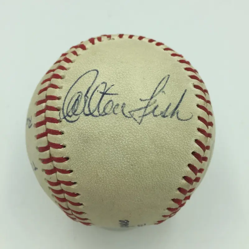 1978 Carlton Fisk & Jim Rice Boston Red Sox Signed Autographed Baseball